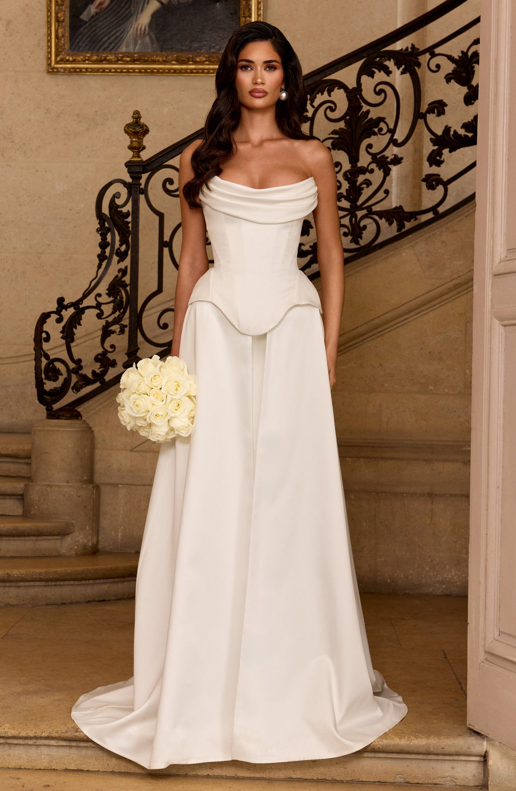 Flourenne Jamira Corset in Ivory
