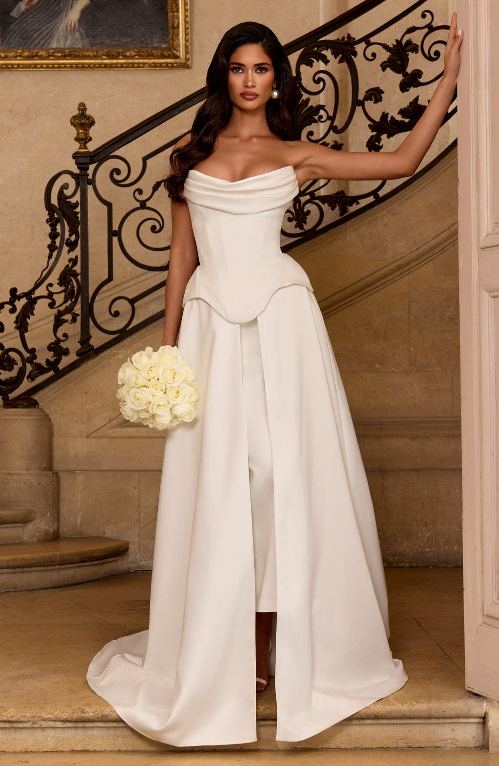 Flourenne Jamira Corset in Ivory