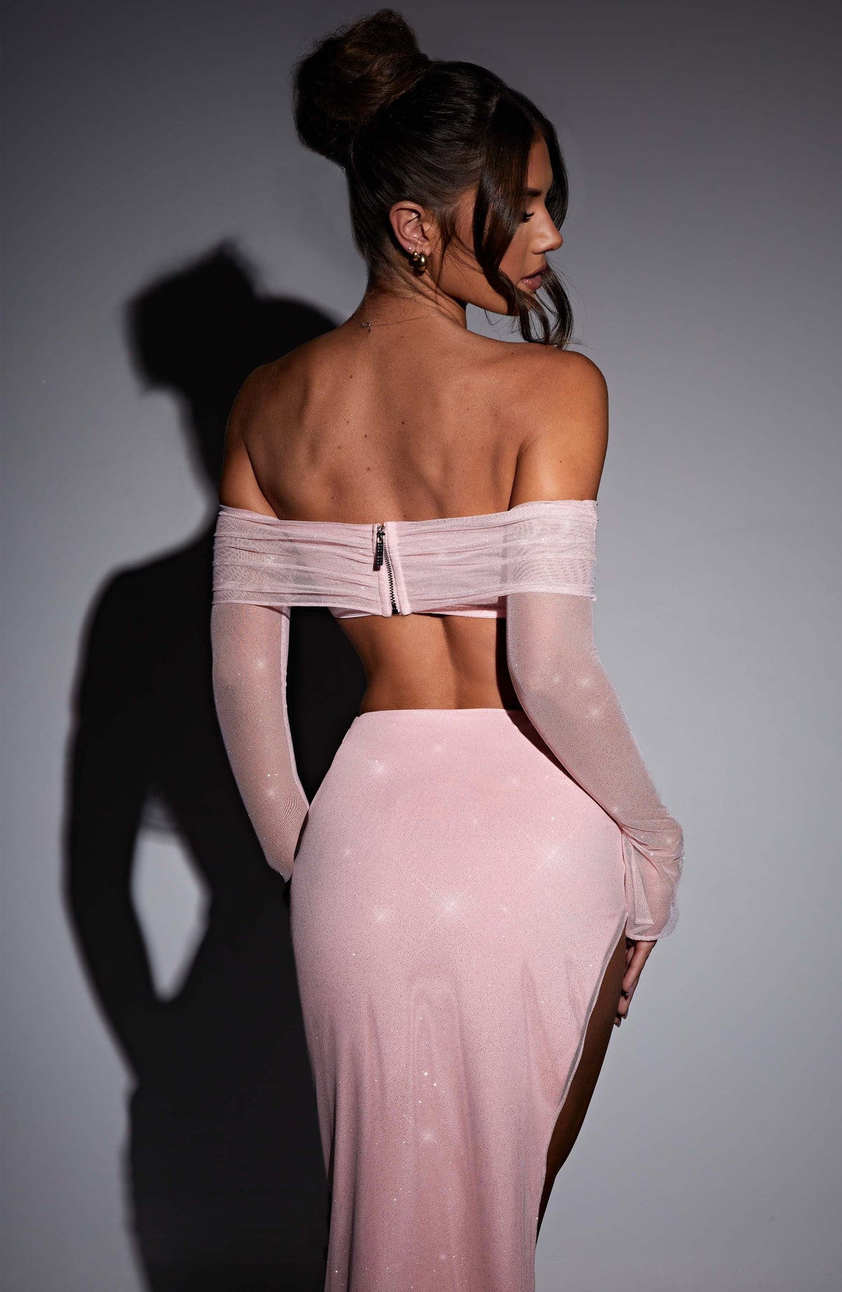 Flourenne Janae Top in Pink Sparkle