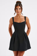 Flourenne Janelia Mini Dress in Black