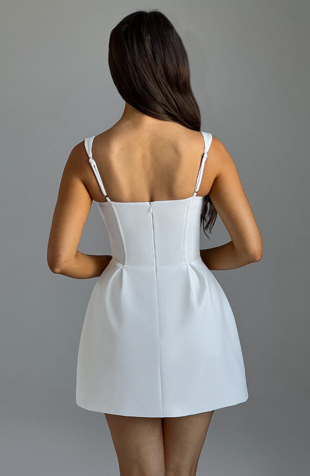Flourenne Janelia Mini Dress in Ivory