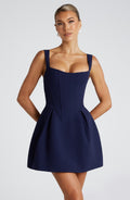 Flourenne Janelia Mini Dress in Navy