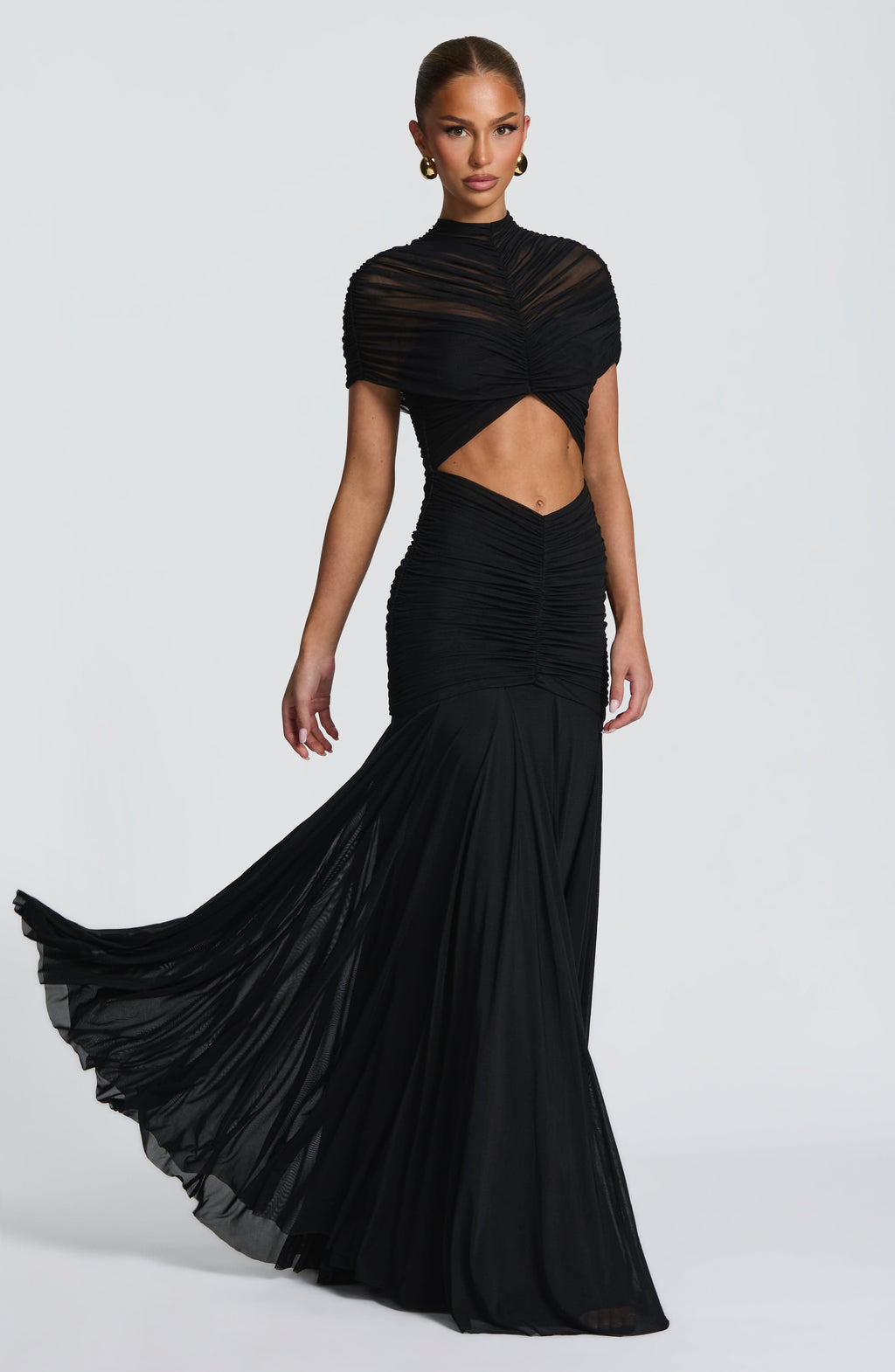 Flourenne Jayla Maxi Dress in Black