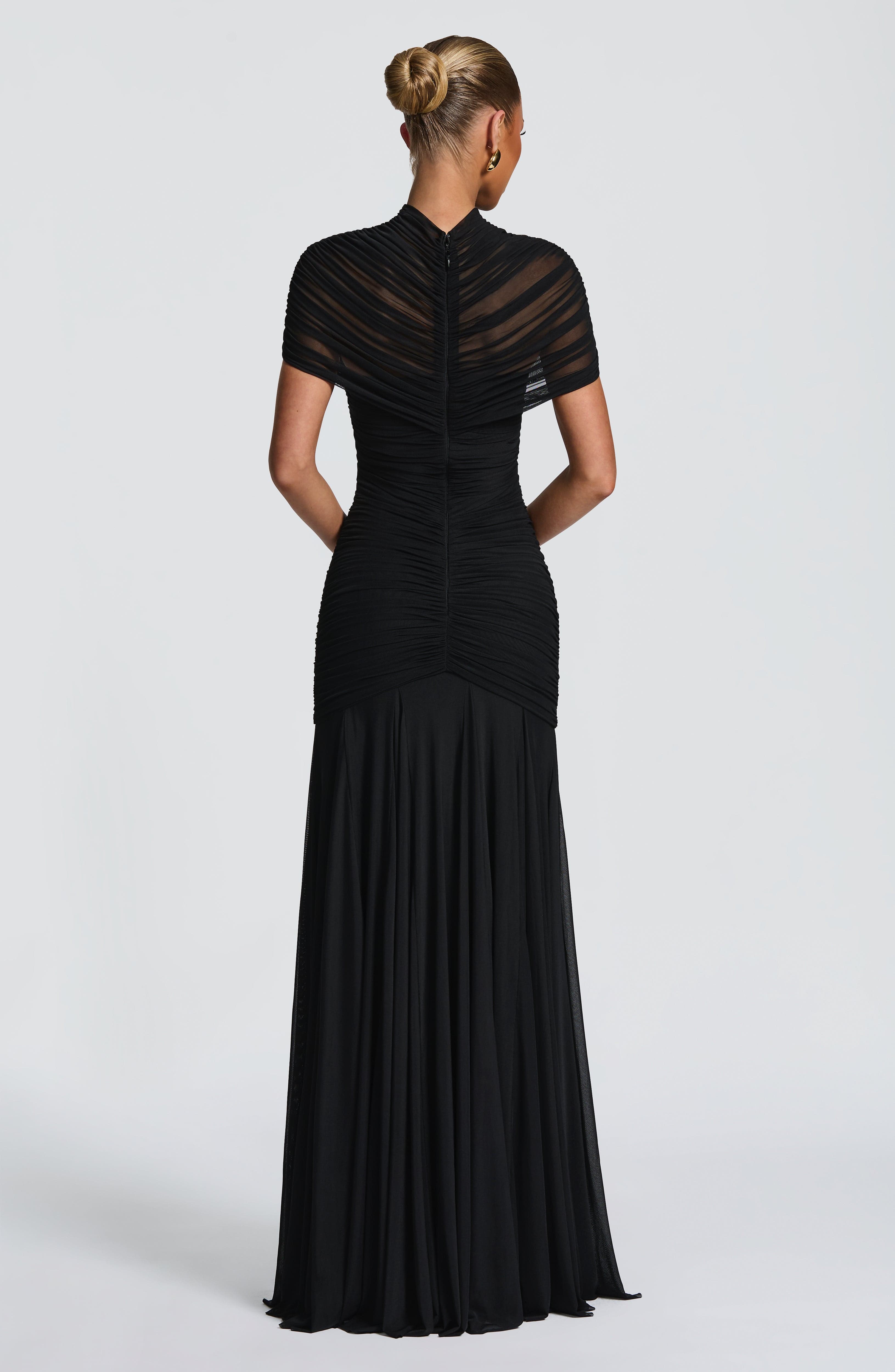Flourenne Jayla Maxi Dress in Black