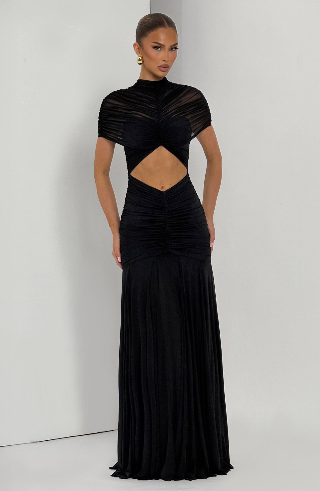 Flourenne Jayla Maxi Dress in Black