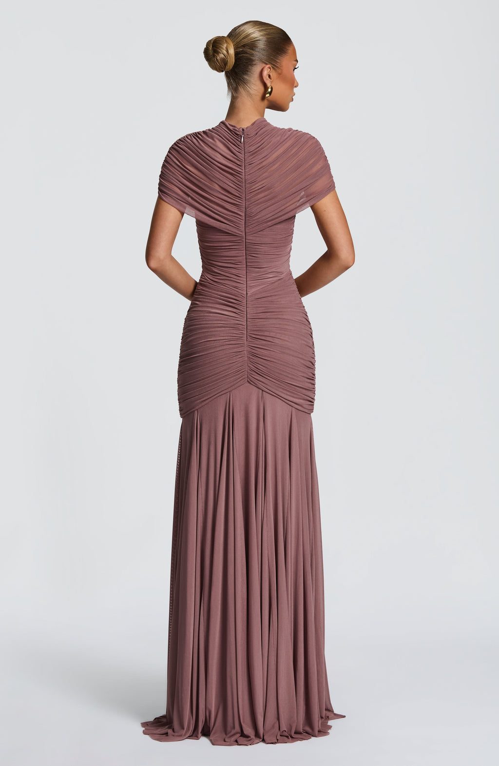 Flourenne Jayla Maxi Dress in Dusty Rose