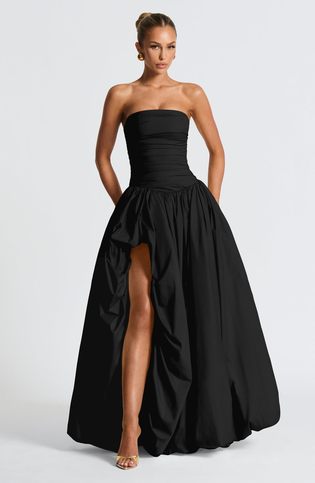 Flourenne Jilena Maxi Dress in Black
