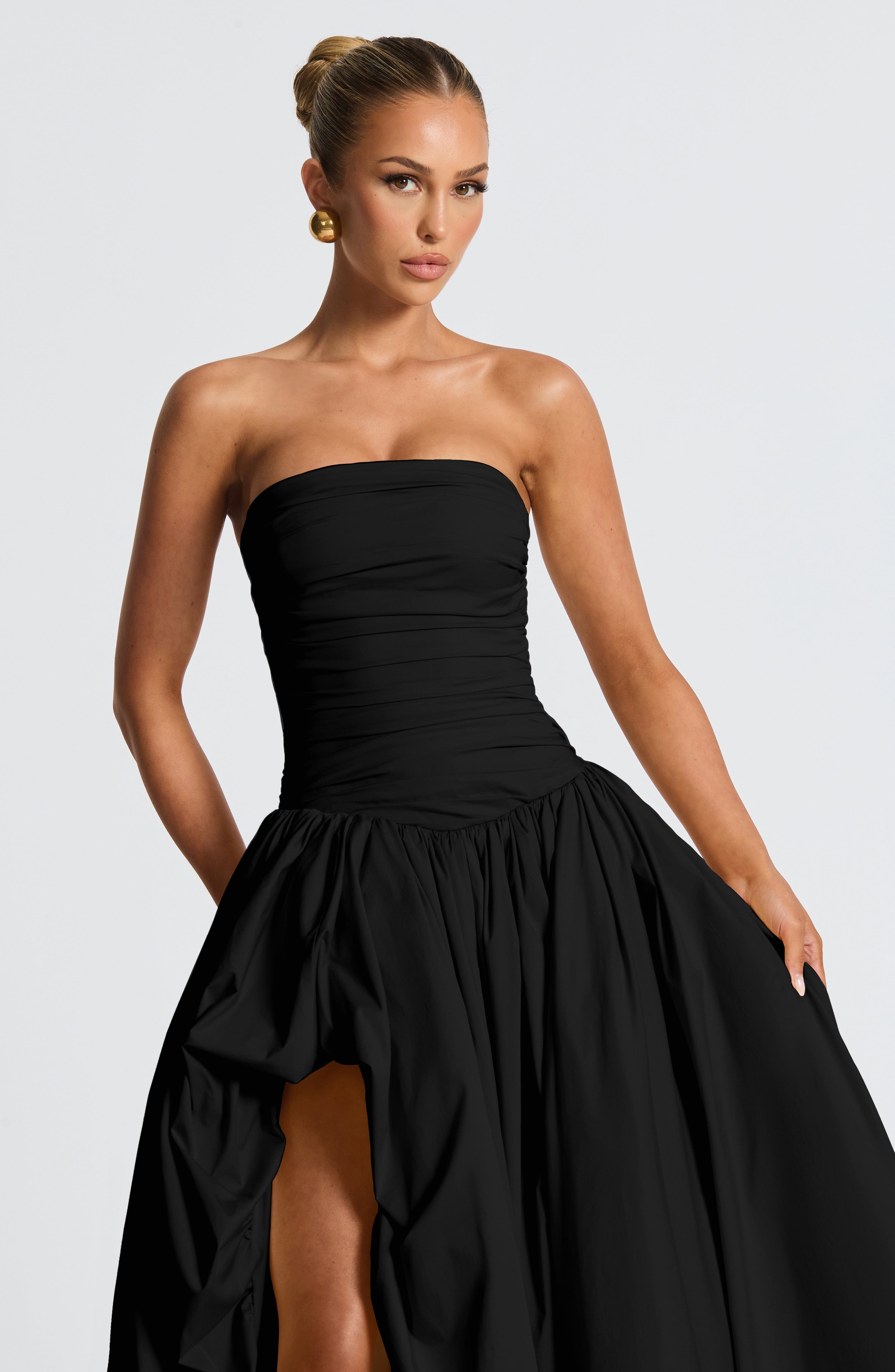 Flourenne Jilena Maxi Dress in Black