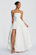 Flourenne Jilena Maxi Dress in Ivory