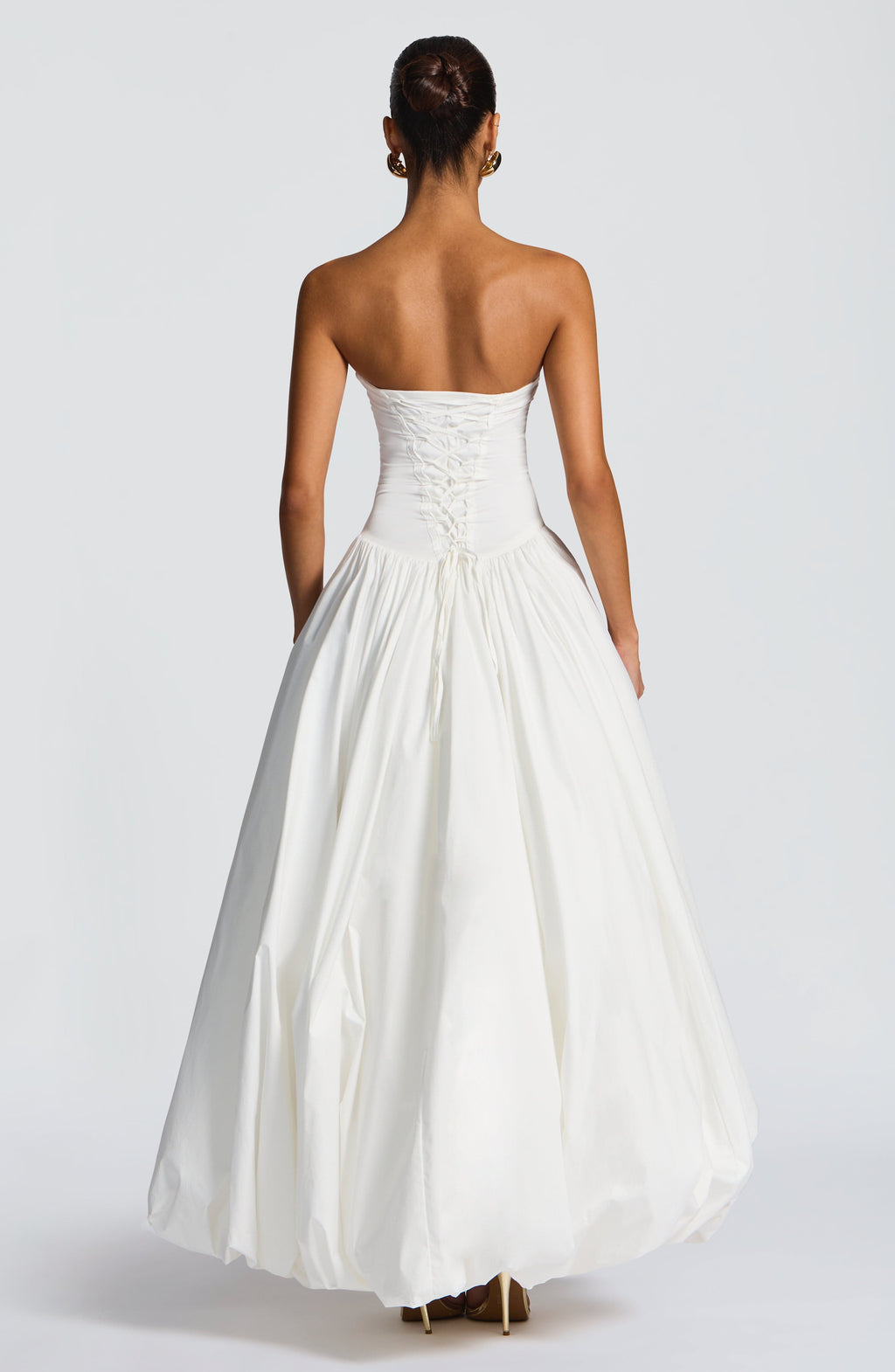 Flourenne Jilena Maxi Dress in Ivory