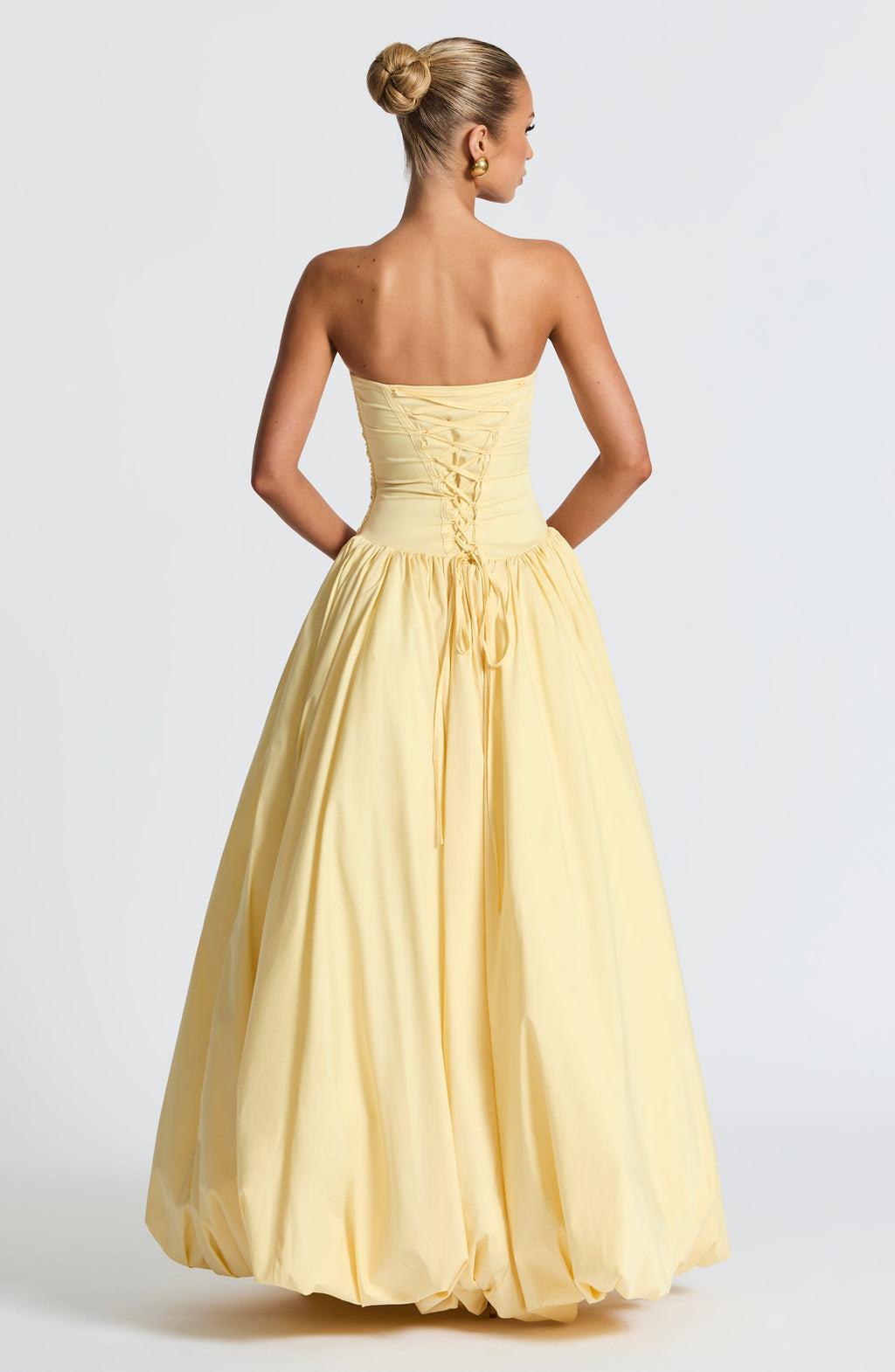 Flourenne Jilena Maxi Dress in Lemon