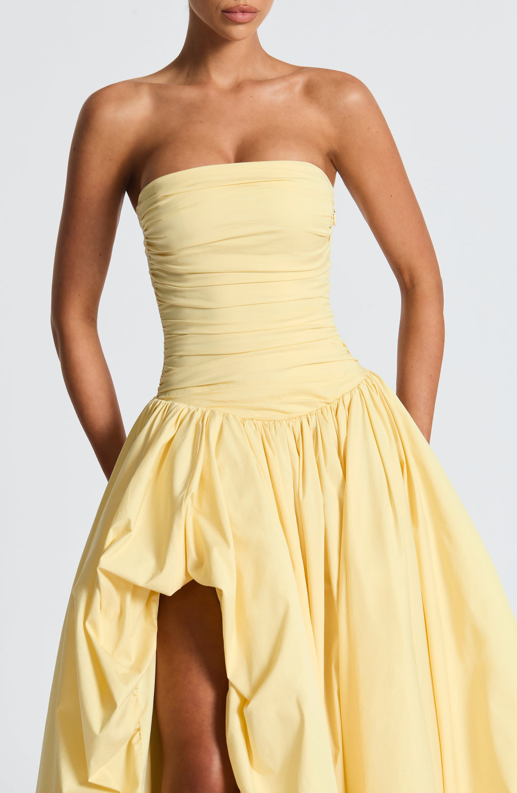 Flourenne Jilena Maxi Dress in Lemon