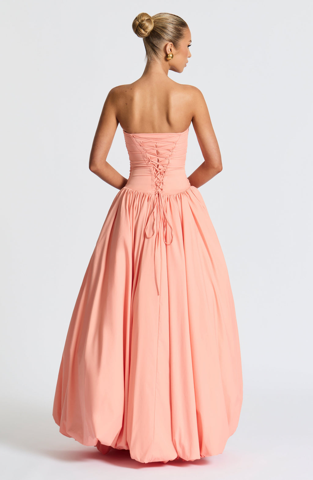 Flourenne Jilena Maxi Dress in Peach