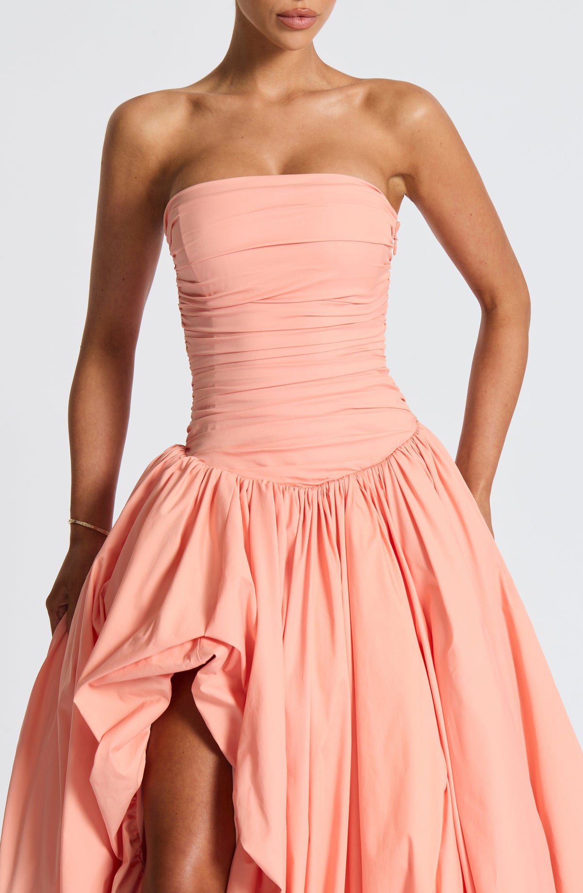 Flourenne Jilena Maxi Dress in Peach