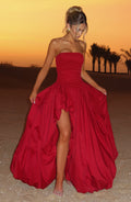 Flourenne Jilena Maxi Dress in Red