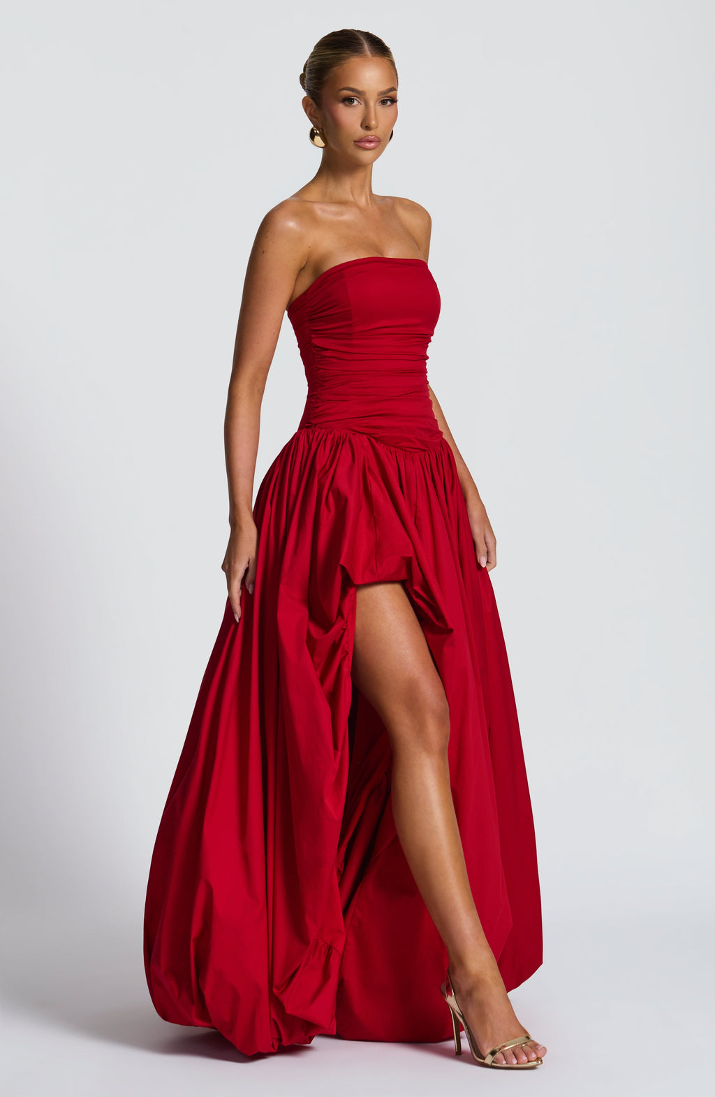 Flourenne Jilena Maxi Dress in Red