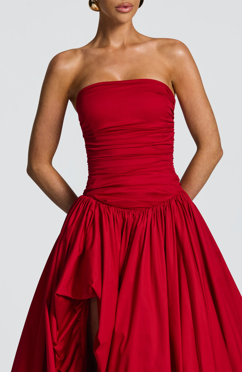 Flourenne Jilena Maxi Dress in Red