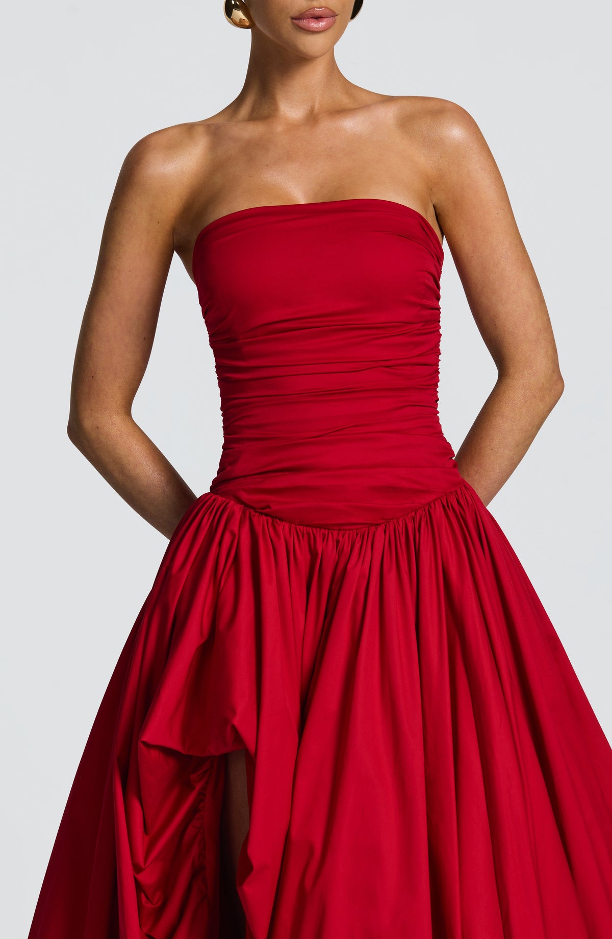 Flourenne Jilena Maxi Dress in Red