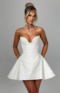 Flourenne Joanie Playsuit in Ivory