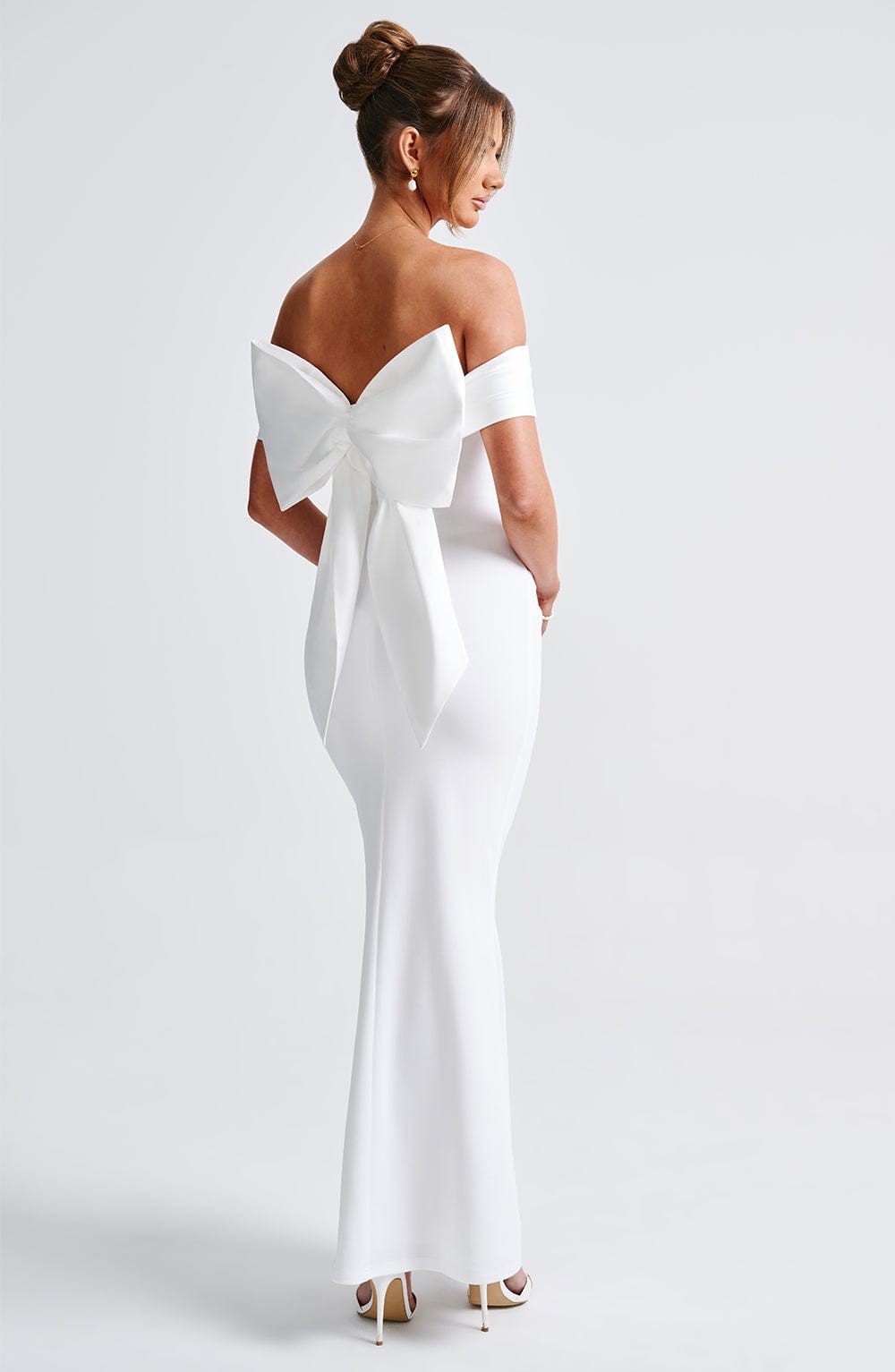 Flourenne Joannah Maxi Dress in Ivory