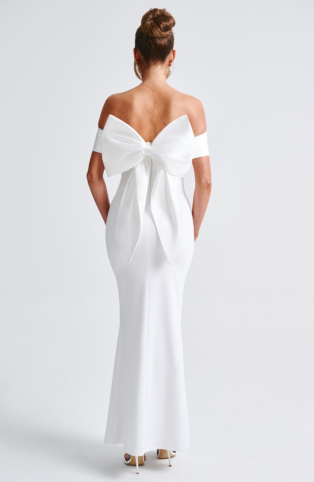 Flourenne Joannah Maxi Dress in Ivory