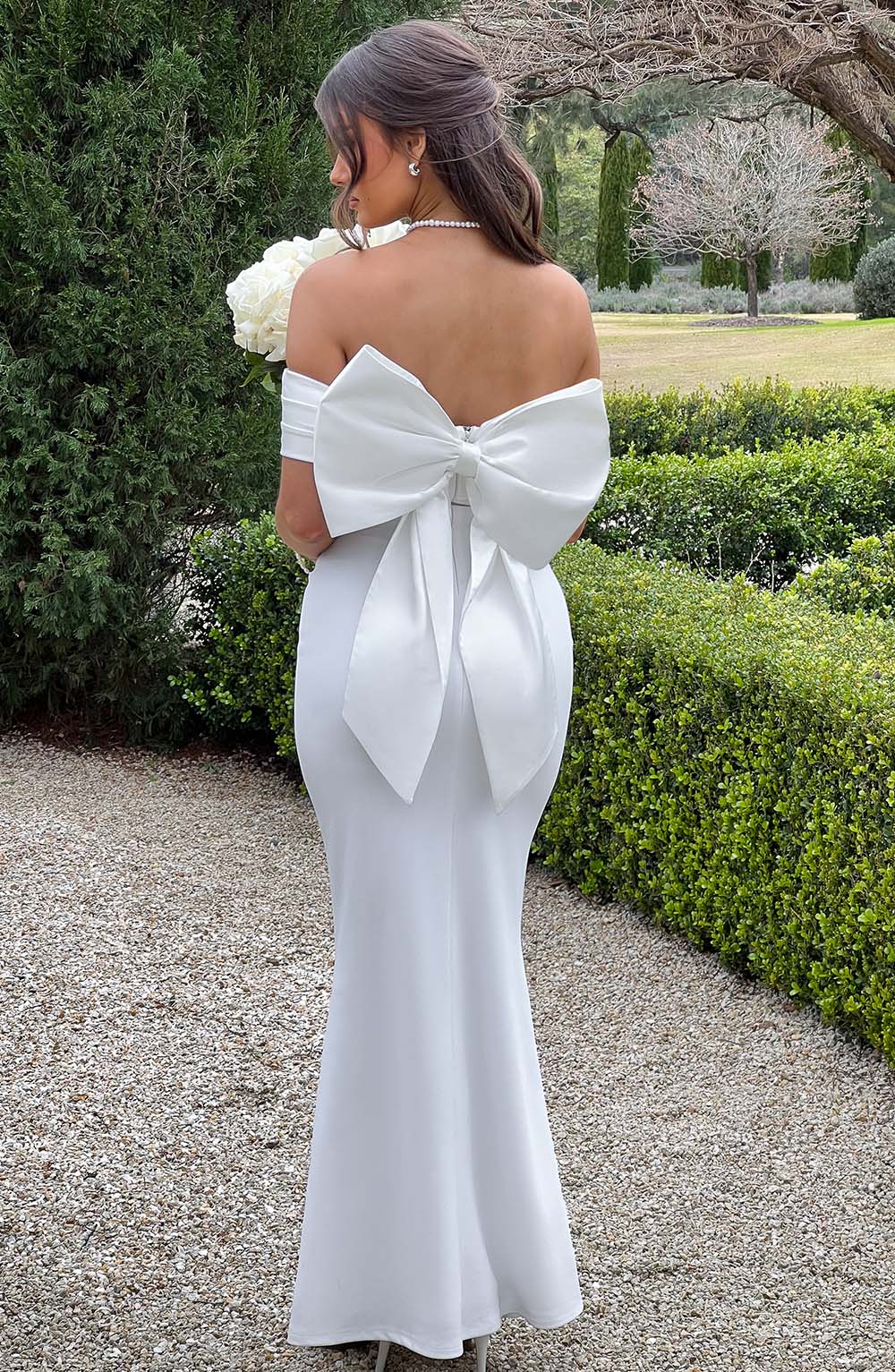 Flourenne Joannah Maxi Dress in Ivory