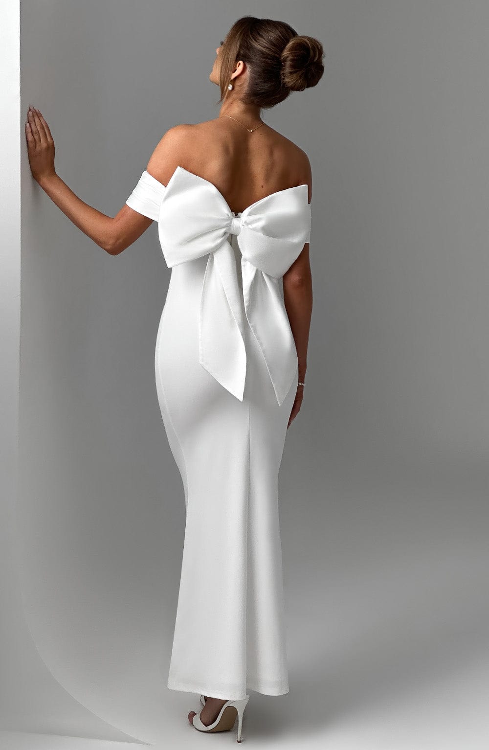 Flourenne Joannah Maxi Dress in Ivory