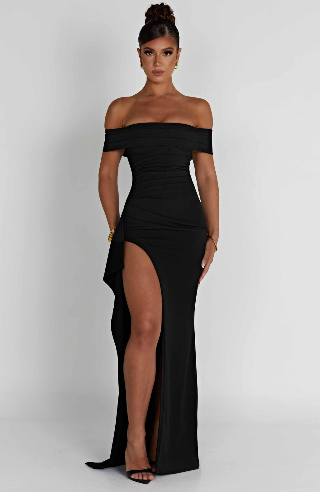 Flourenne Jocelyn Maxi Dress in Black