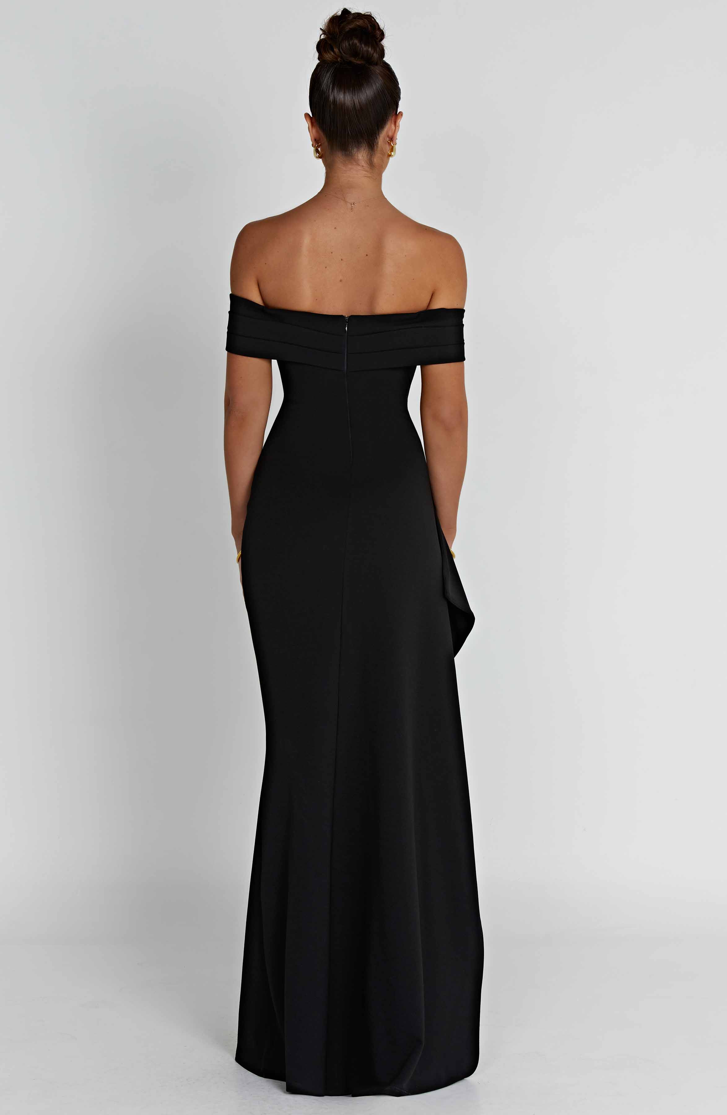Flourenne Jocelyn Maxi Dress in Black