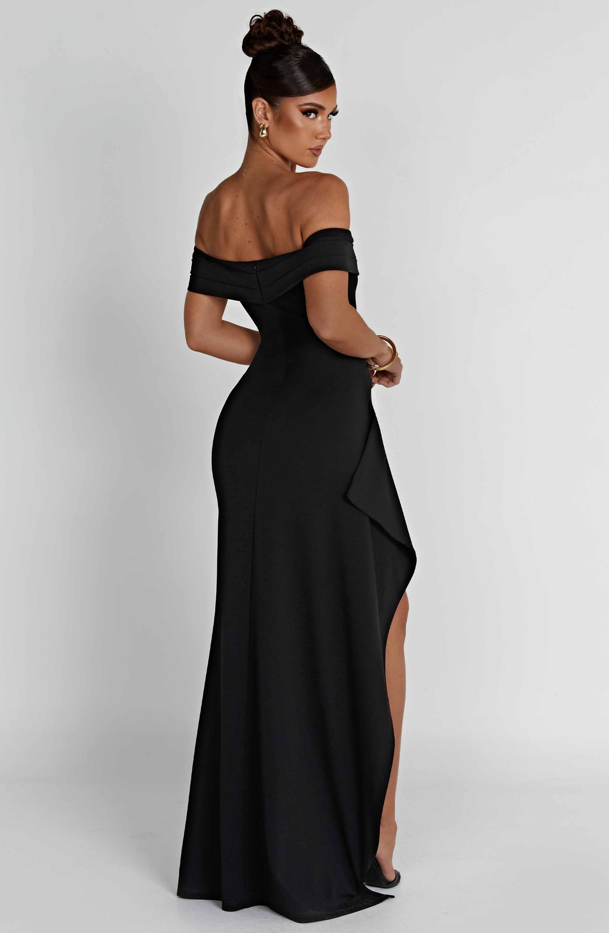 Flourenne Jocelyn Maxi Dress in Black
