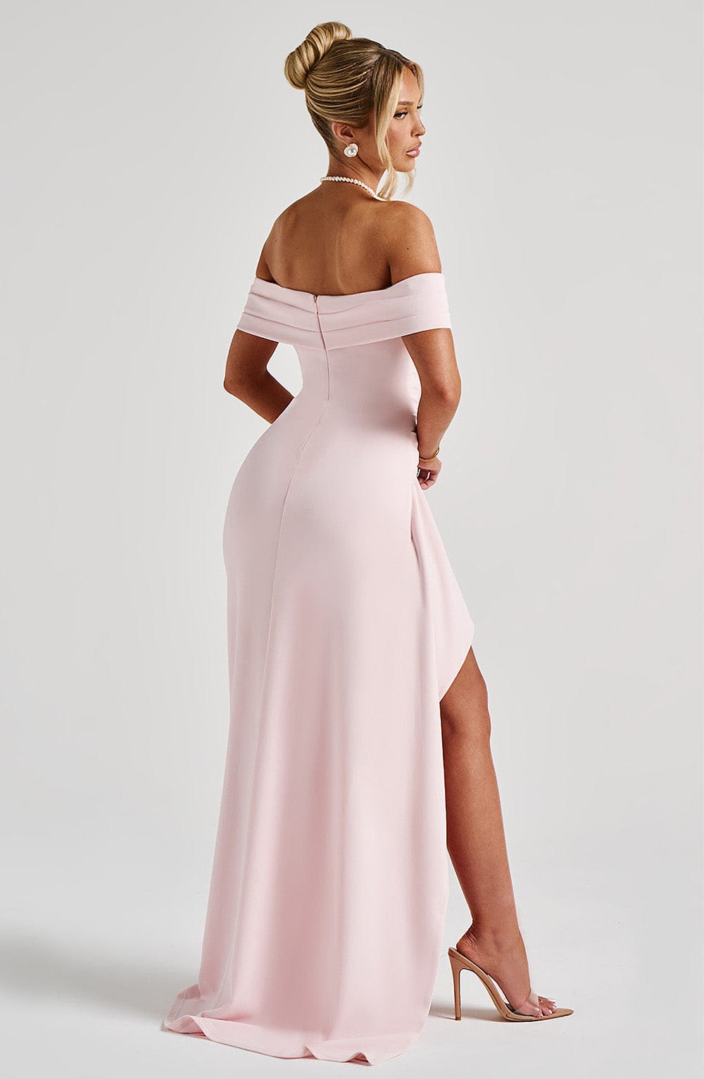 Flourenne Jocelyn Maxi Dress in Blush