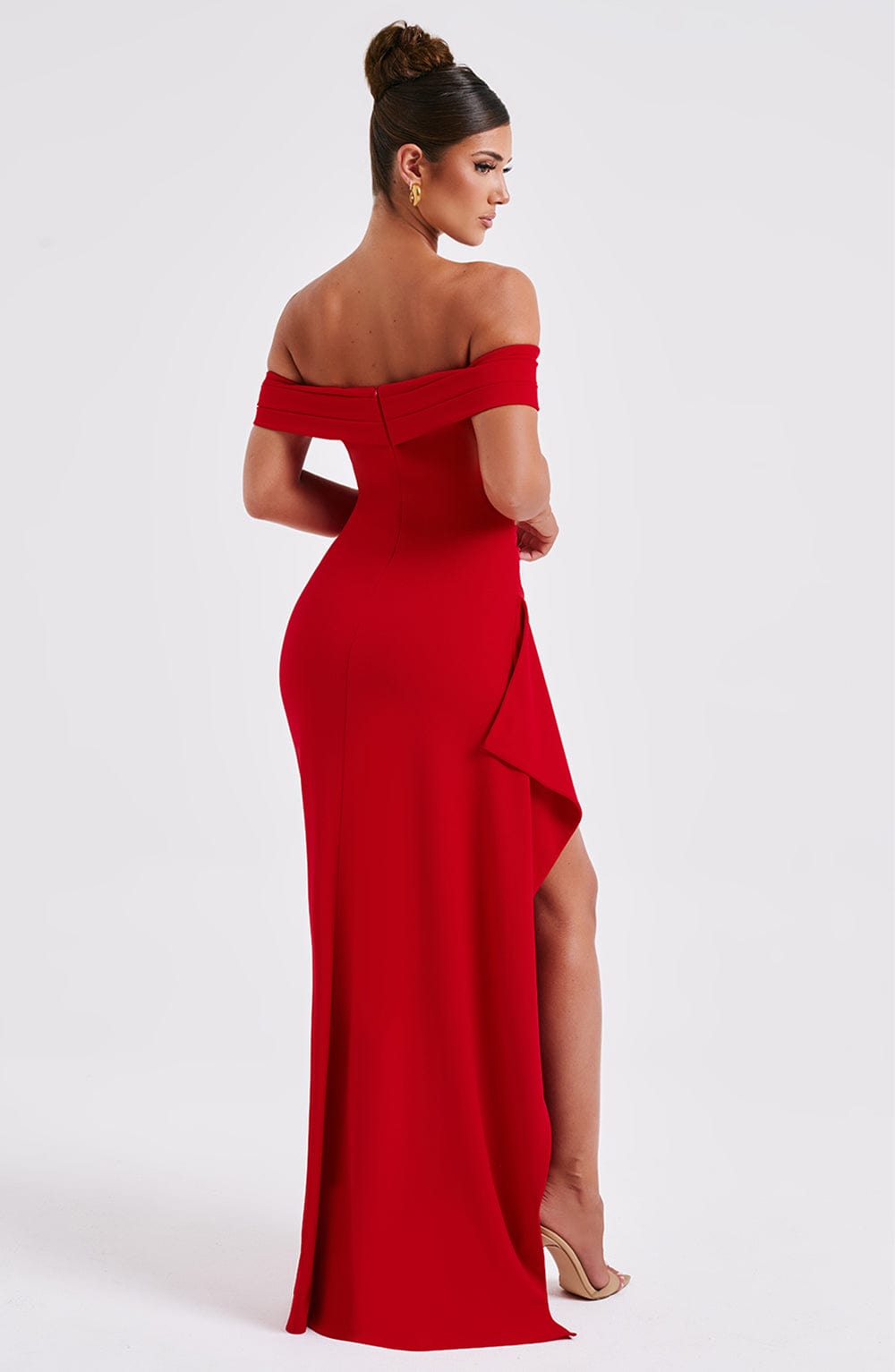 Flourenne Jocelyn Maxi Dress in Red