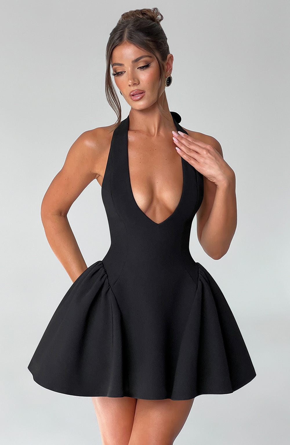 Flourenne Joelle Playsuit in Black