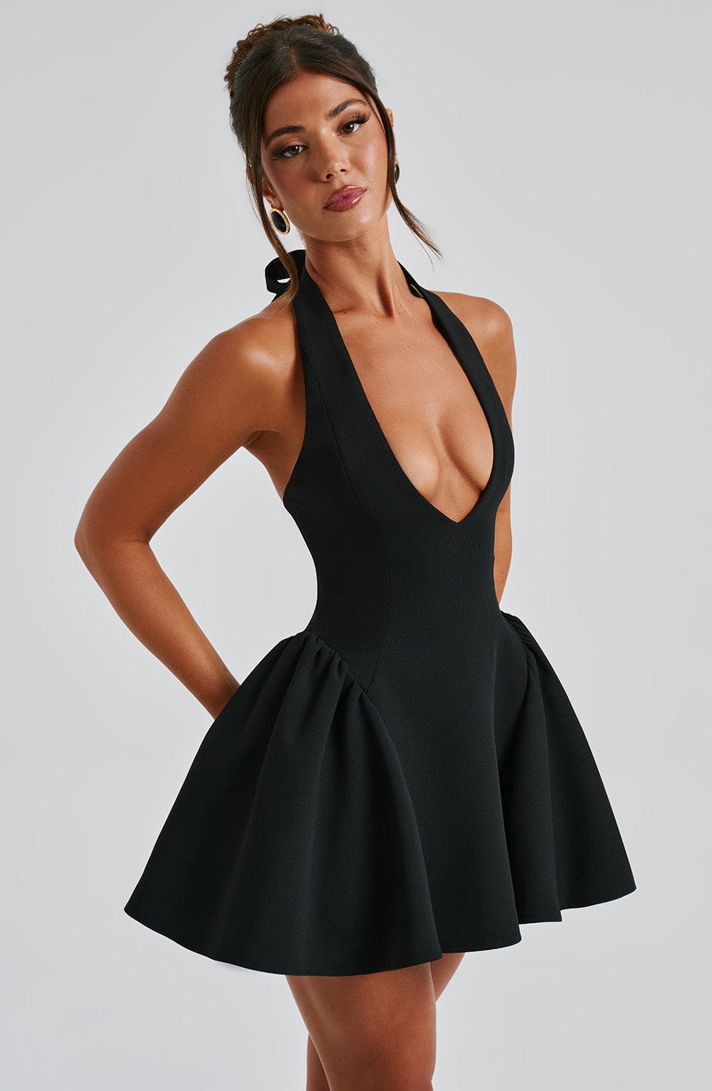 Flourenne Joelle Playsuit in Black