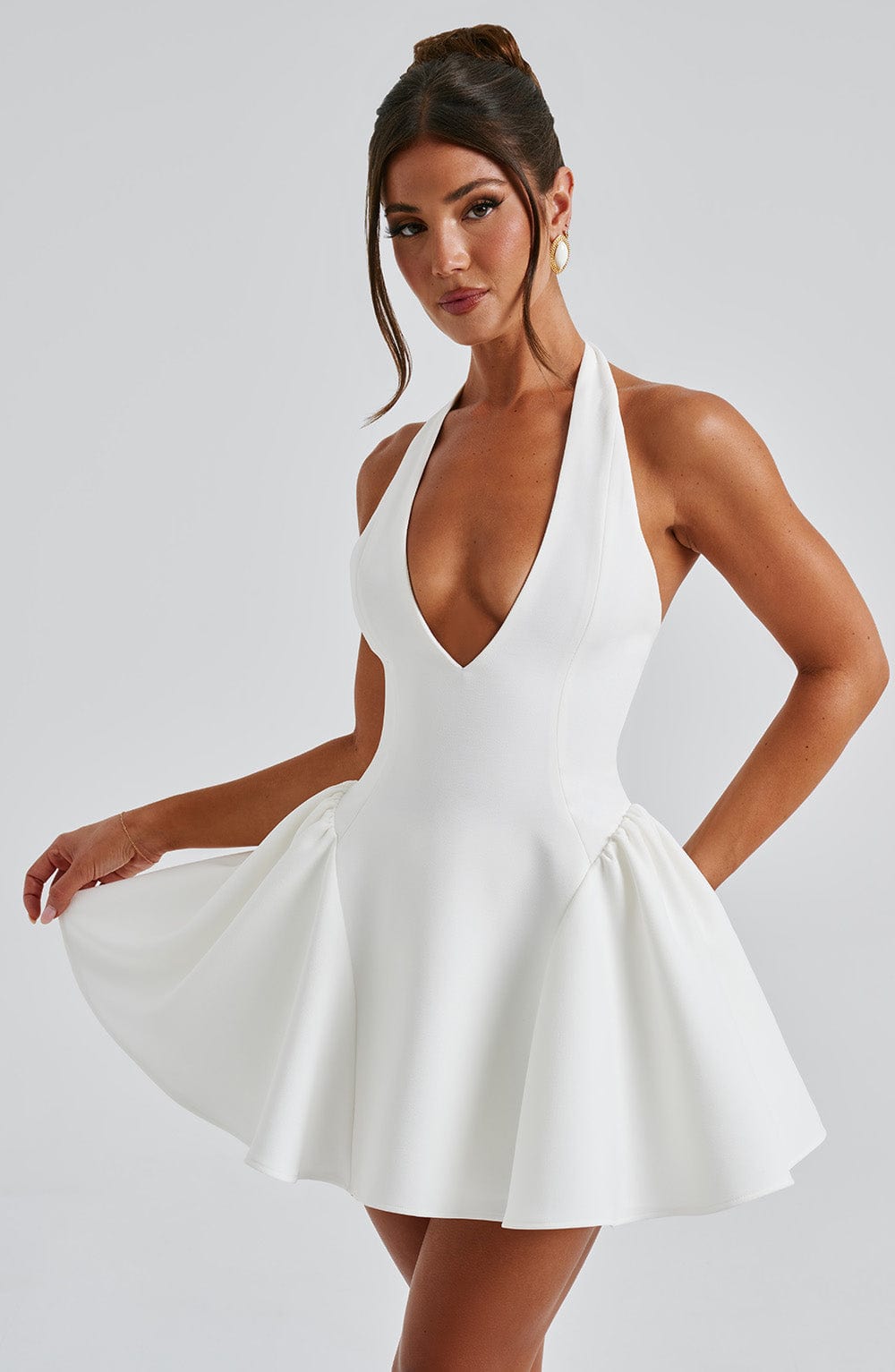Flourenne Joelle Playsuit in Ivory