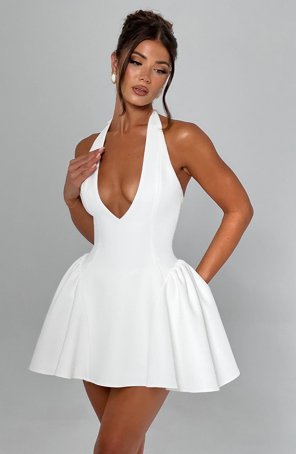 Flourenne Joelle Playsuit in Ivory