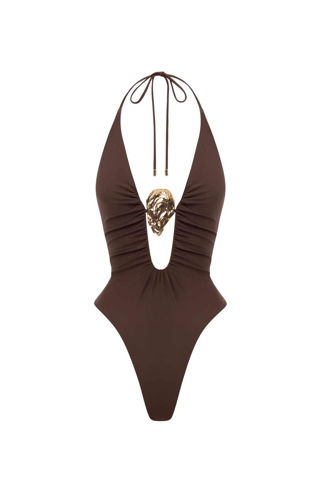 Flourenne Jonelle Swimsuit in Plum Brown