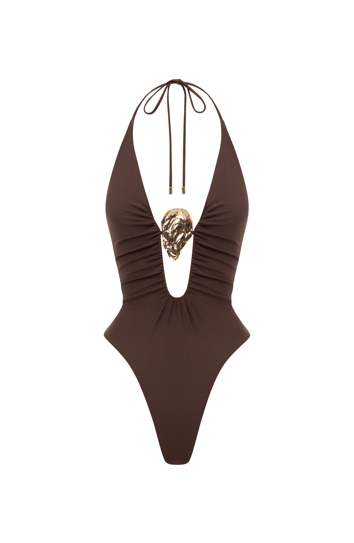 Flourenne Jonelle Swimsuit in Plum Brown
