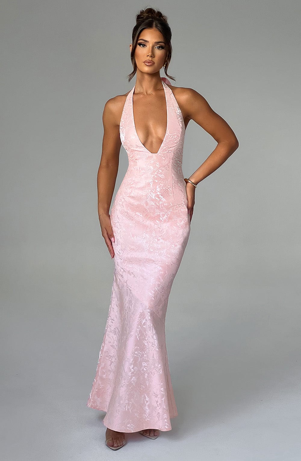 Flourenne Josefina Maxi Dress in Blush