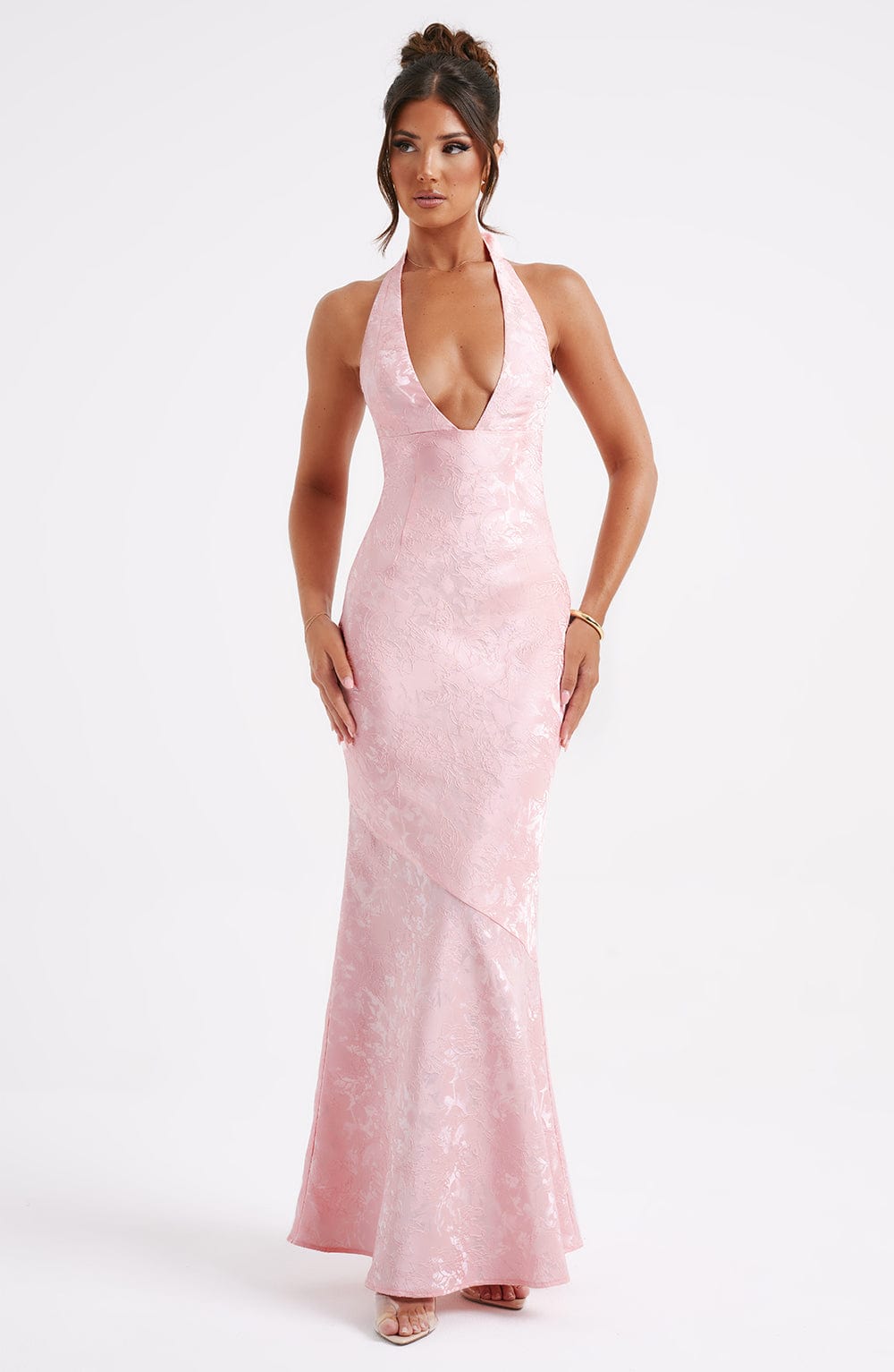 Flourenne Josefina Maxi Dress in Blush