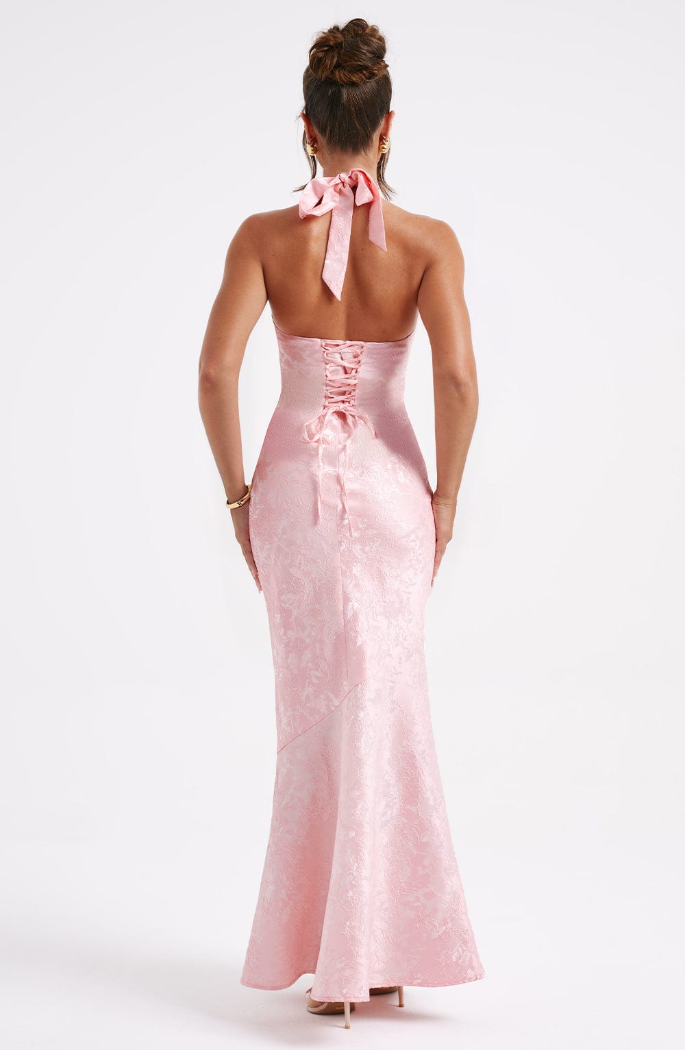Flourenne Josefina Maxi Dress in Blush