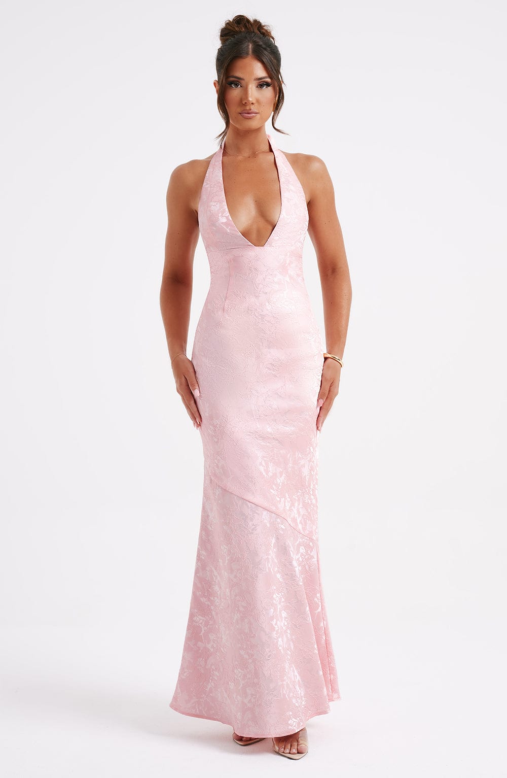 Flourenne Josefina Maxi Dress in Blush