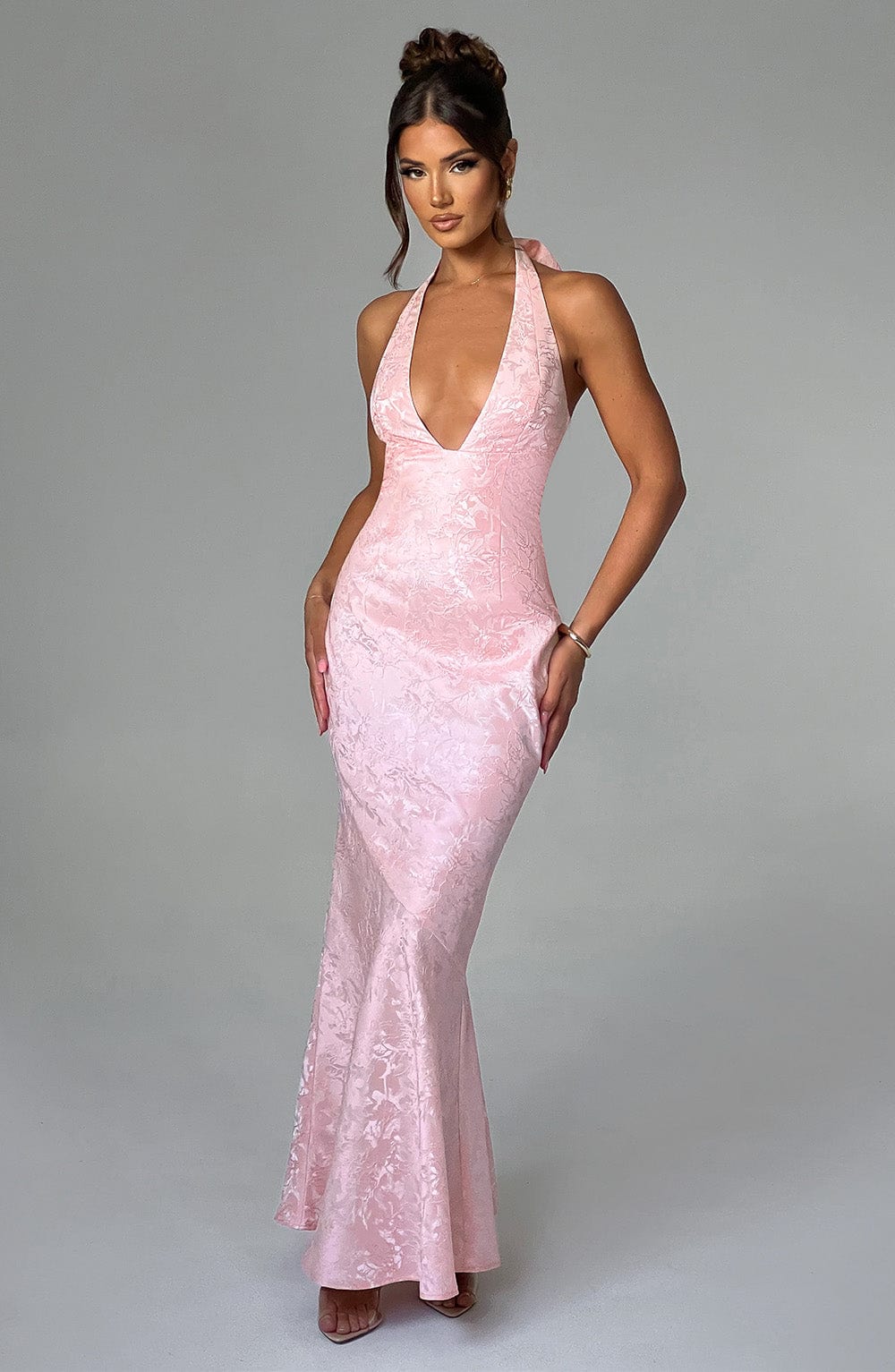 Flourenne Josefina Maxi Dress in Blush