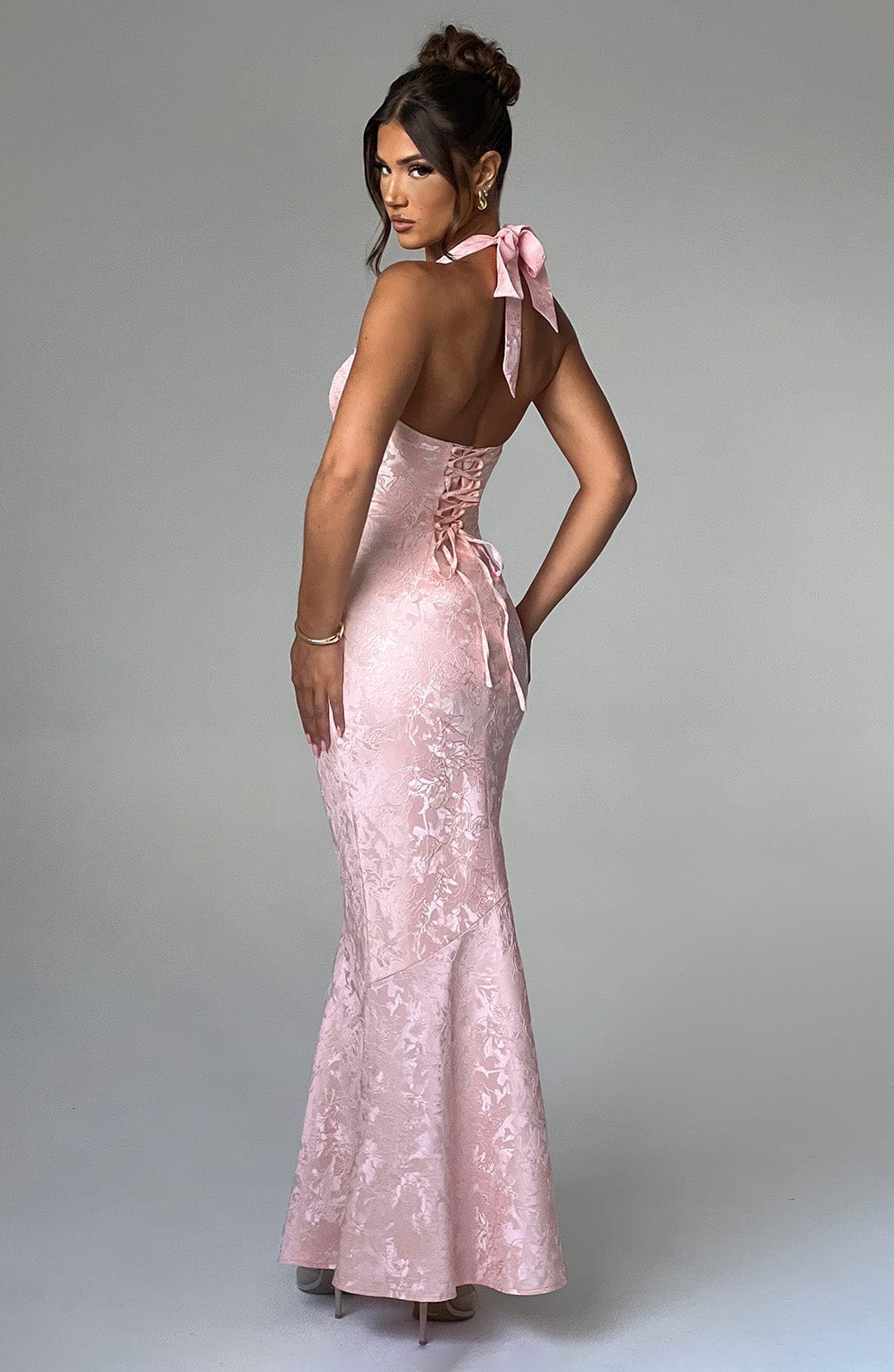 Flourenne Josefina Maxi Dress in Blush