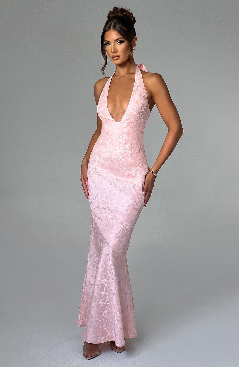 Flourenne Josefina Maxi Dress in Blush