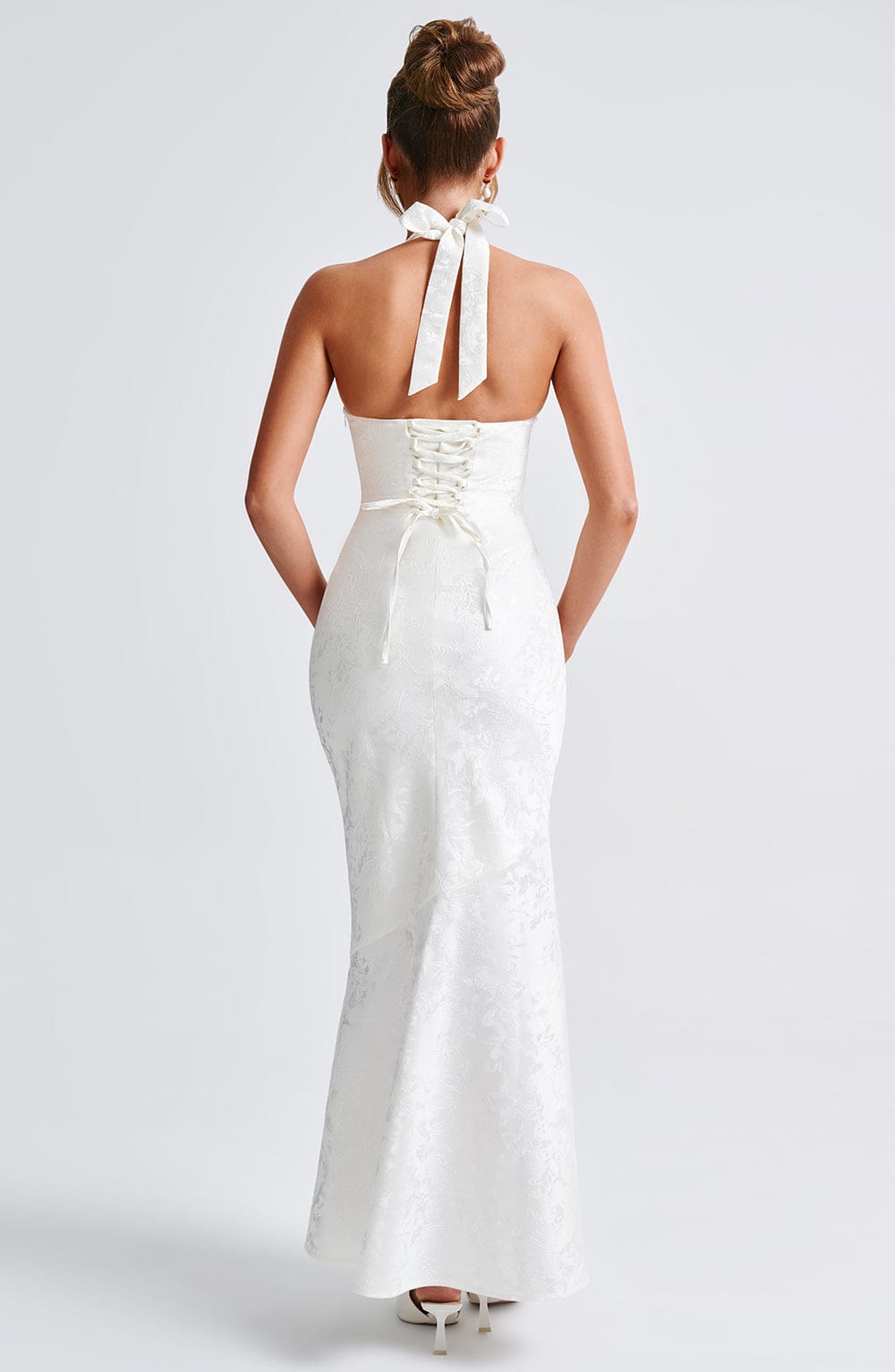 Flourenne Josefina Maxi Dress in Ivory