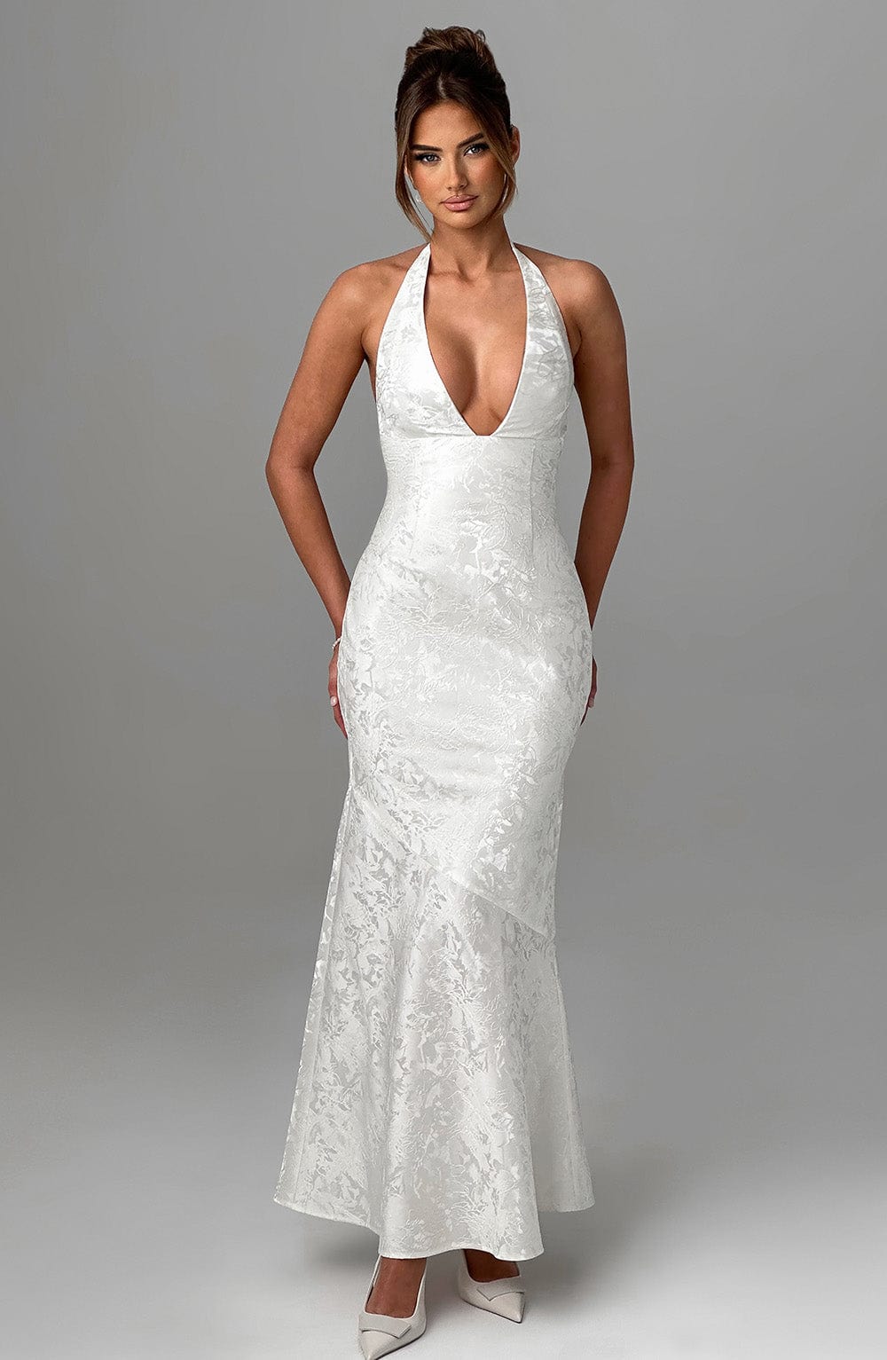 Flourenne Josefina Maxi Dress in Ivory