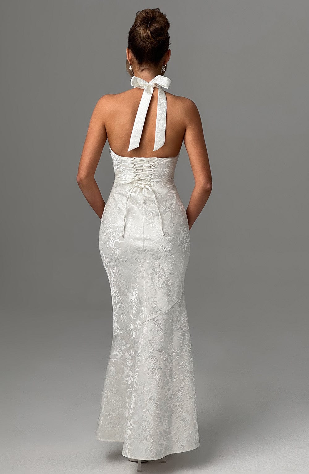 Flourenne Josefina Maxi Dress in Ivory