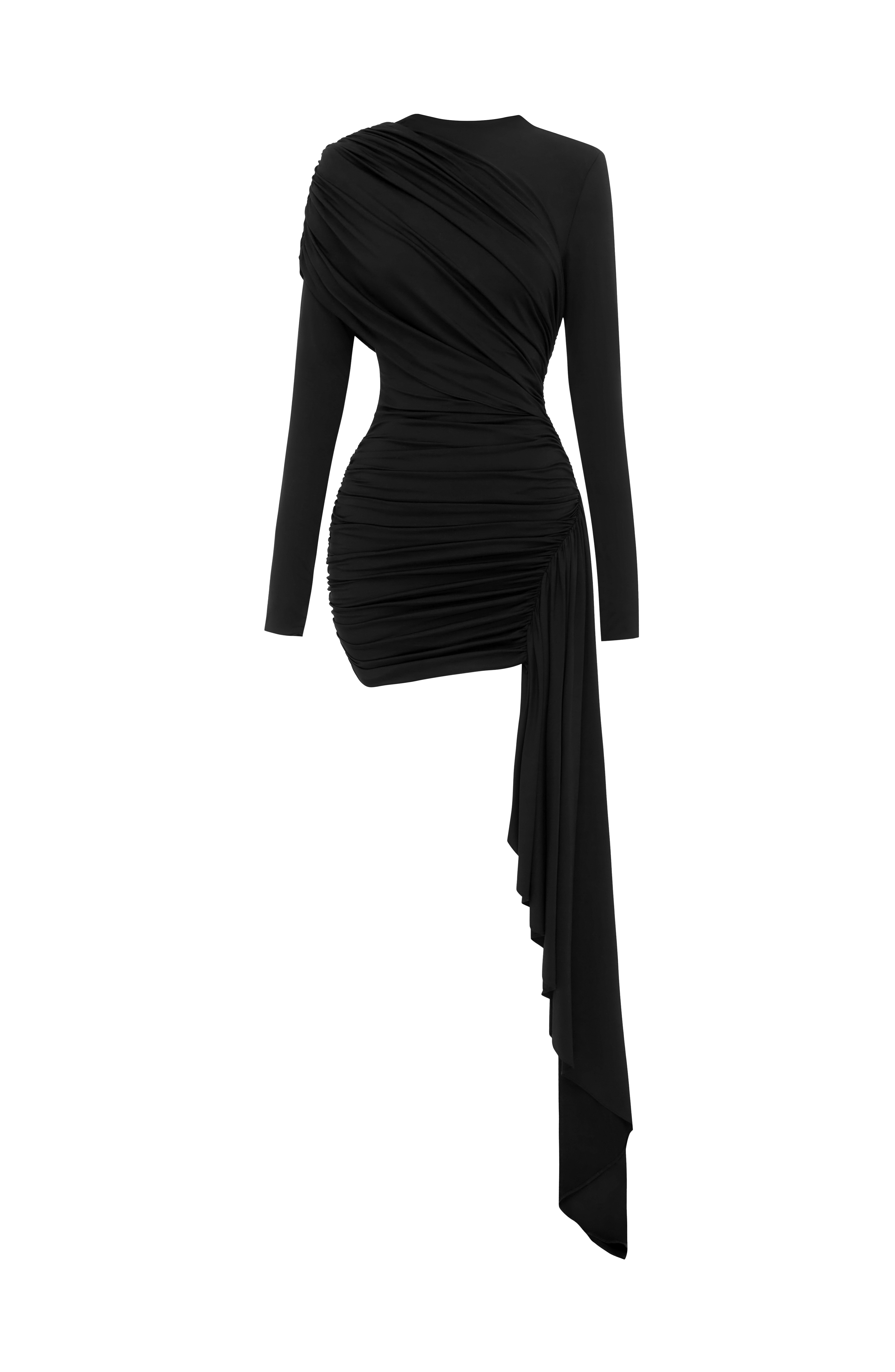 Flourenne Jovina Mini Dress in Black