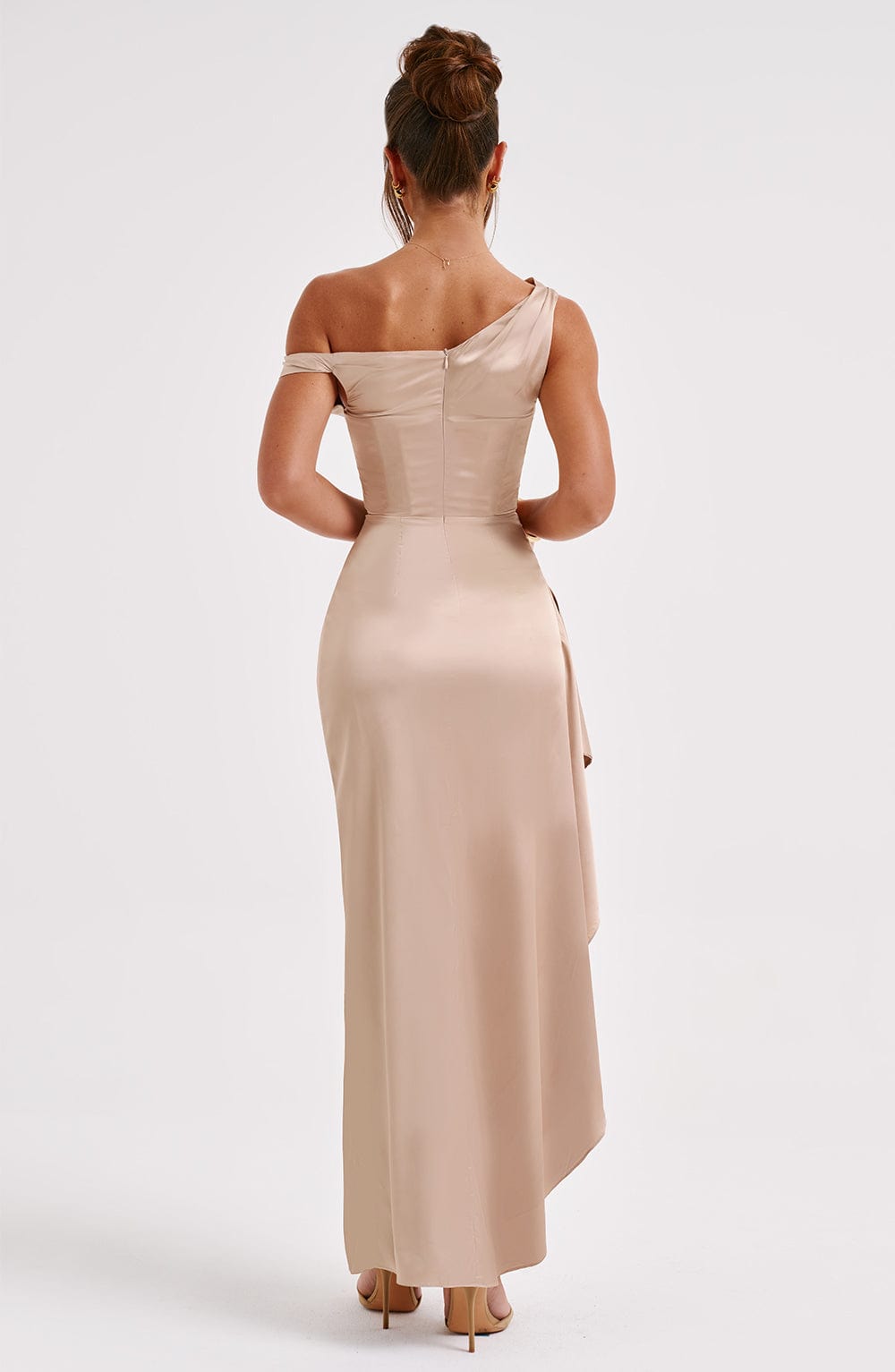 Flourenne Julietta Maxi Dress in Champagne